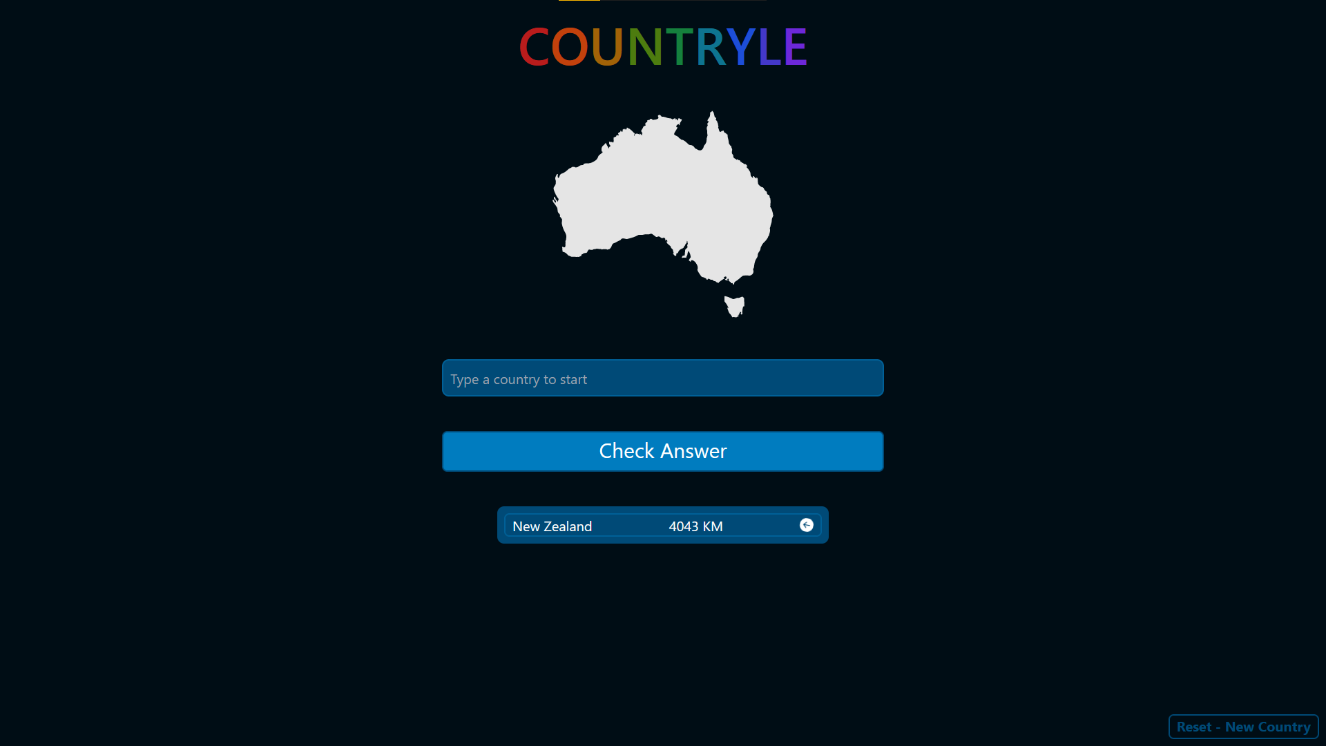 Countryle (Remake) project